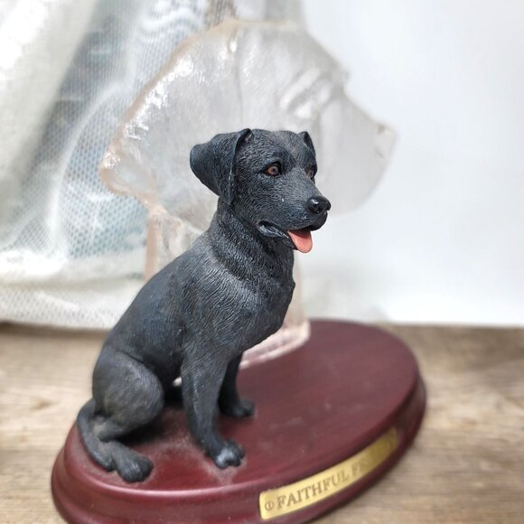 The Bradford Exchange Labs Dogs 2002 Faithful Friend Black Lab - Picture 8 of 8